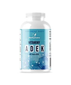 Witaminy ADEK - suplement diety - 60 kapsułek - HerbaSano