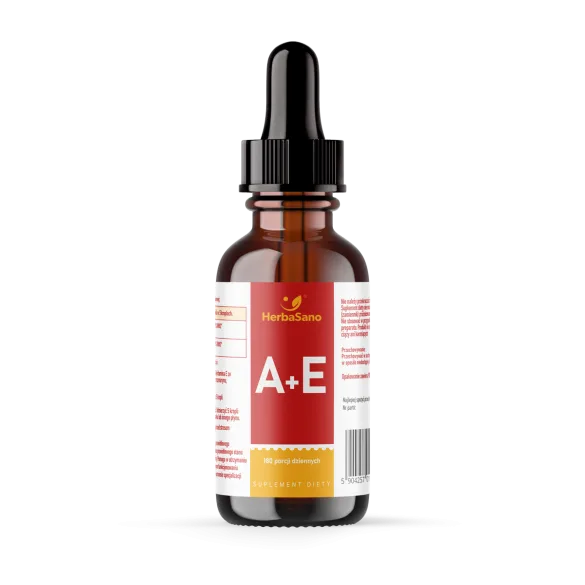 Witamina A+E - suplement diety - krople - 30ml - HerbaSano