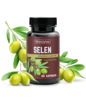 Selen, witamina E, piperyna - suplement diety - 60 kapsułek - Skoczylas