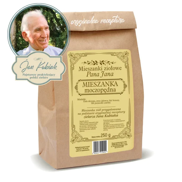 Zioła Pana Jana Kubiaka - MOCZOPĘDNA - 250g