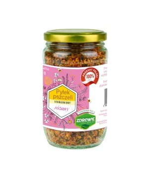 Pyłek pszczeli selekcjonowany - róża - 250g