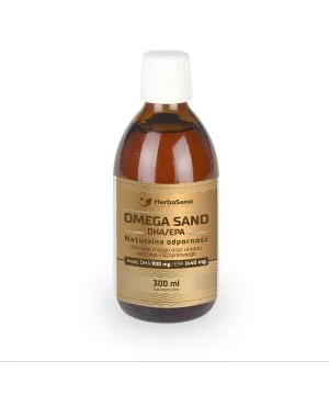 OMEGA SANO DHA/EPA - Naturalna odporność - suplement diety - 300 ml - HerbaSano
