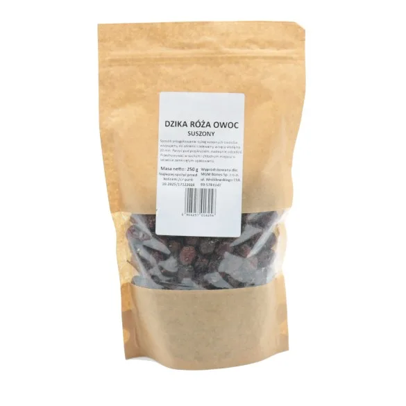 Dzika Róża owoce suszone 250g