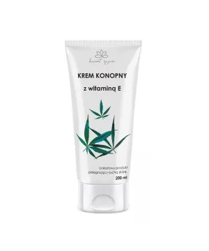 Krem konopny z witaminą E 200 ml - Kwiat Życia