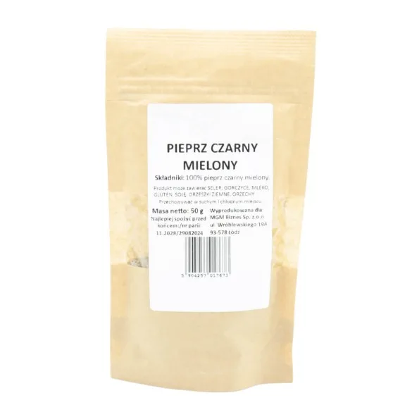 Pieprz czarny mielony 50g PK