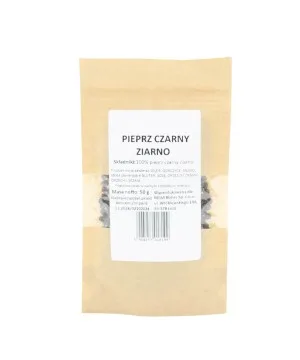 Pieprz czarny ziarno 50g
