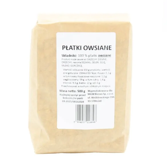 Płatki owsiane – 500 g