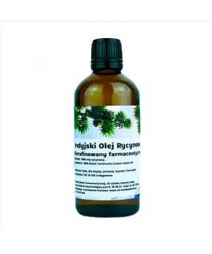 Indyjski olej rycynowy - 100 ml - Kopiec Zdrowia