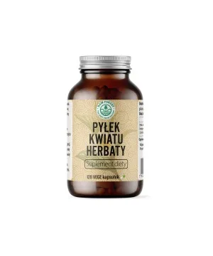 Pyłek kwiatu herbaty - suplement diety - 120 kapsułek - RawForest