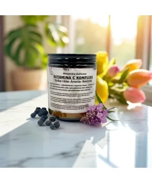Witamina C kompleks: Dzika róża, Aronia, Rokitnik -  250g