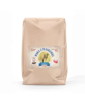 Mąka z PŁASKURKI Chlebowa- Biały Saibaba 1kg