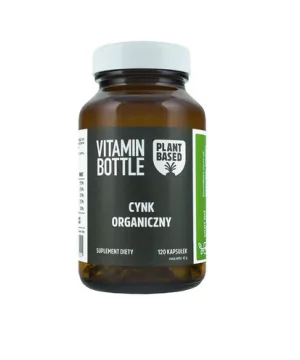 Cynk Organiczny - suplement diety - 120 kapsułek - Vitamin Bottle