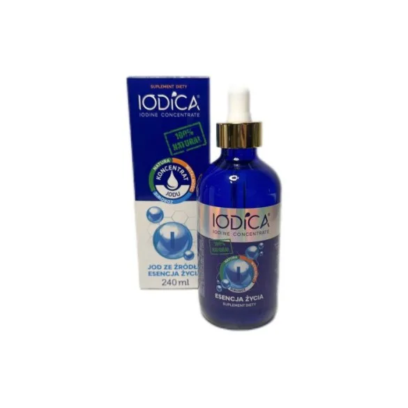 IODICA Naturalny koncentrat jodu 240ml - szkło