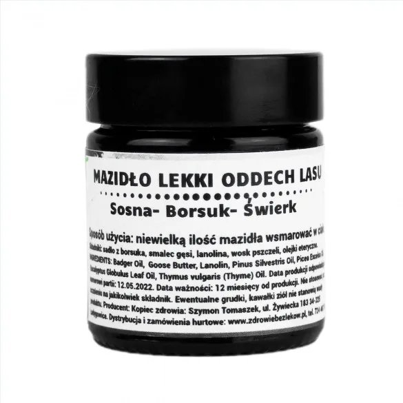 Mazidło Lekki oddech lasu, Sosna- Borsuk- Świerk 30ml