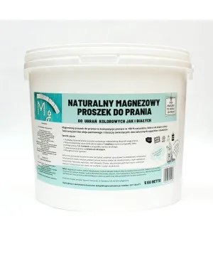 Magnezowy naturalny proszek do prania 5kg - 100 prań