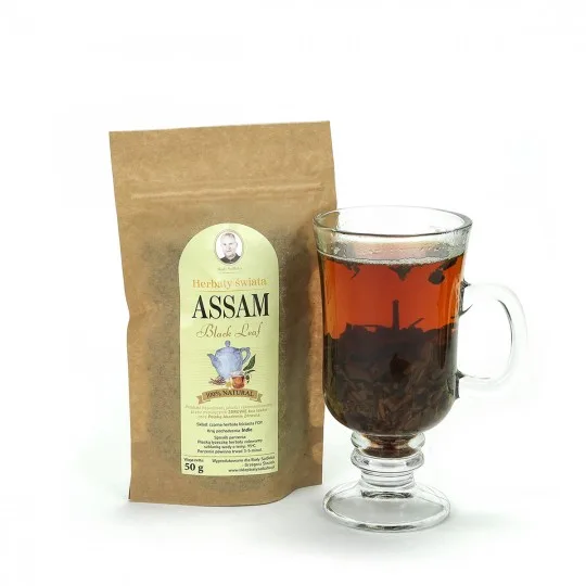 Czarna herbata Assam z Indii , susz - 50 g. - 8
