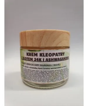 Krem Kleopatry z złotem 24k i ashwagandhą Kopiec Zdrowia 60ml