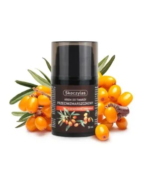 KREM do twarzy PRZECIWZMARSZCZKOWY z ceramidami i rokitnikiem - 50 ml