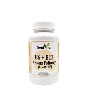Witamina B6 + B12 + Kwas Foliowy - SeniVita
