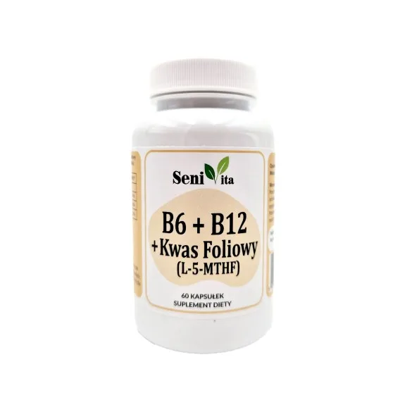 Witamina B6 + B12 + Kwas Foliowy - SeniVita