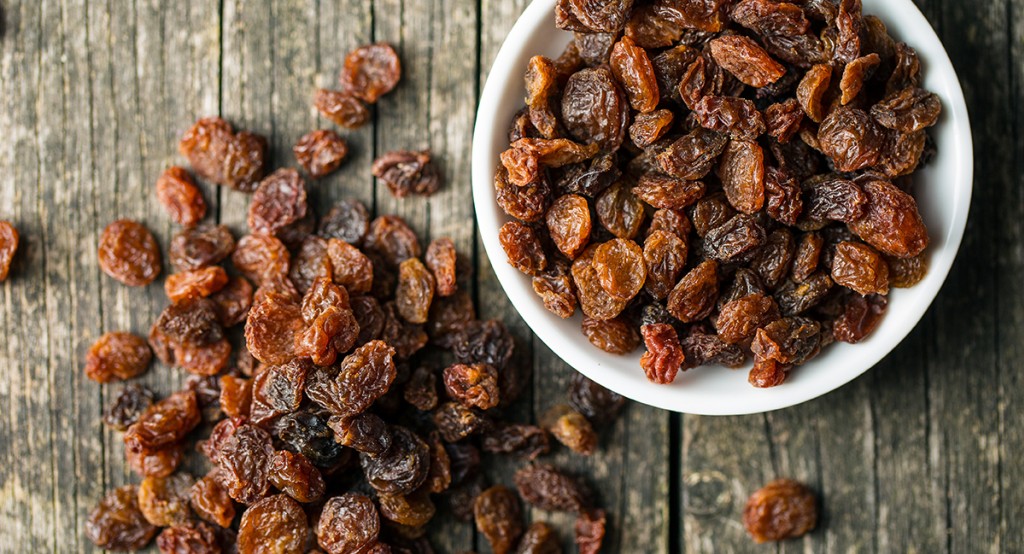 Rodzynki - rodzynki właściwości