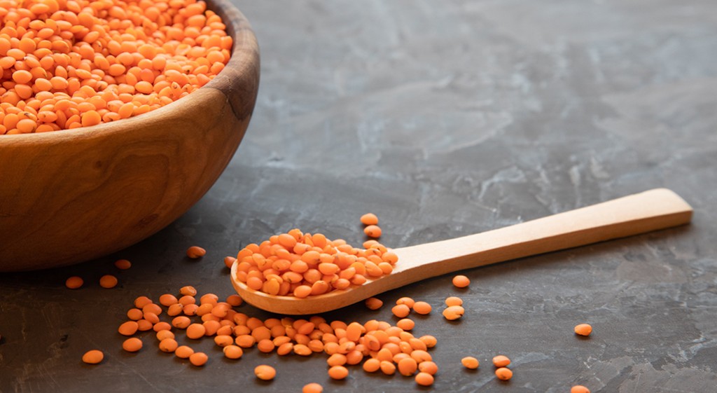 Odżywcza soczewica czerwona