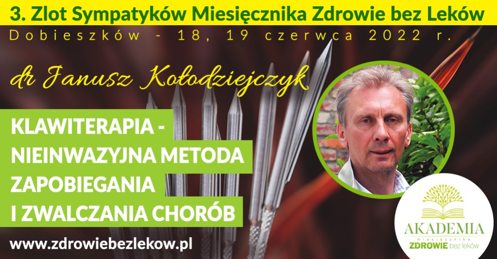 Klawiterapia -  nieinwazyjna metoda zapobiegania i zwalczania chorób
