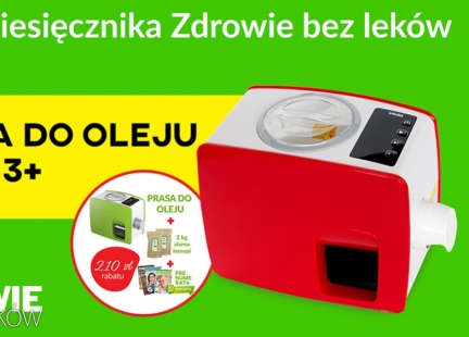 Prasa do tłoczenia oleju YODA 3+ - Test miesięcznika Zdrowie bez leków